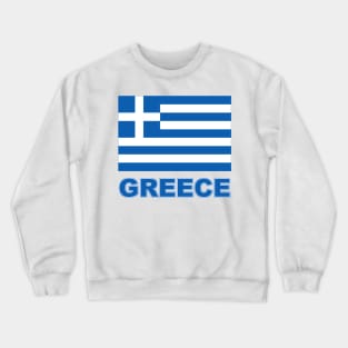 The Pride of Greece - Greek Flag Design Crewneck Sweatshirt